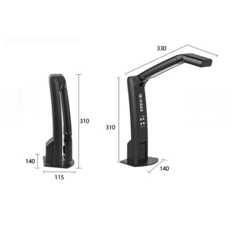 Document Camera Visualizer - Telecamera per Documenti Portatile e Pieghevole,