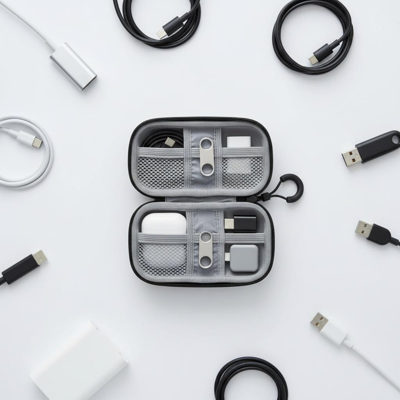 Electronics And Gadgets G - Custodia Organizer per Cavi con Scomparti