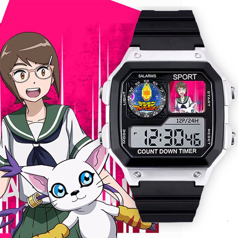 Electronics In Japan - Digimon Adventure Greymon Angewomon Angemon Cartoon