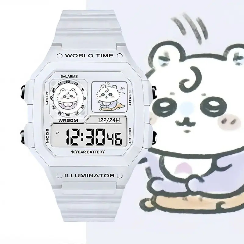 Electronics In Japan - Orologio Digitale Kawaii Chiikawa Anime Impermeabile