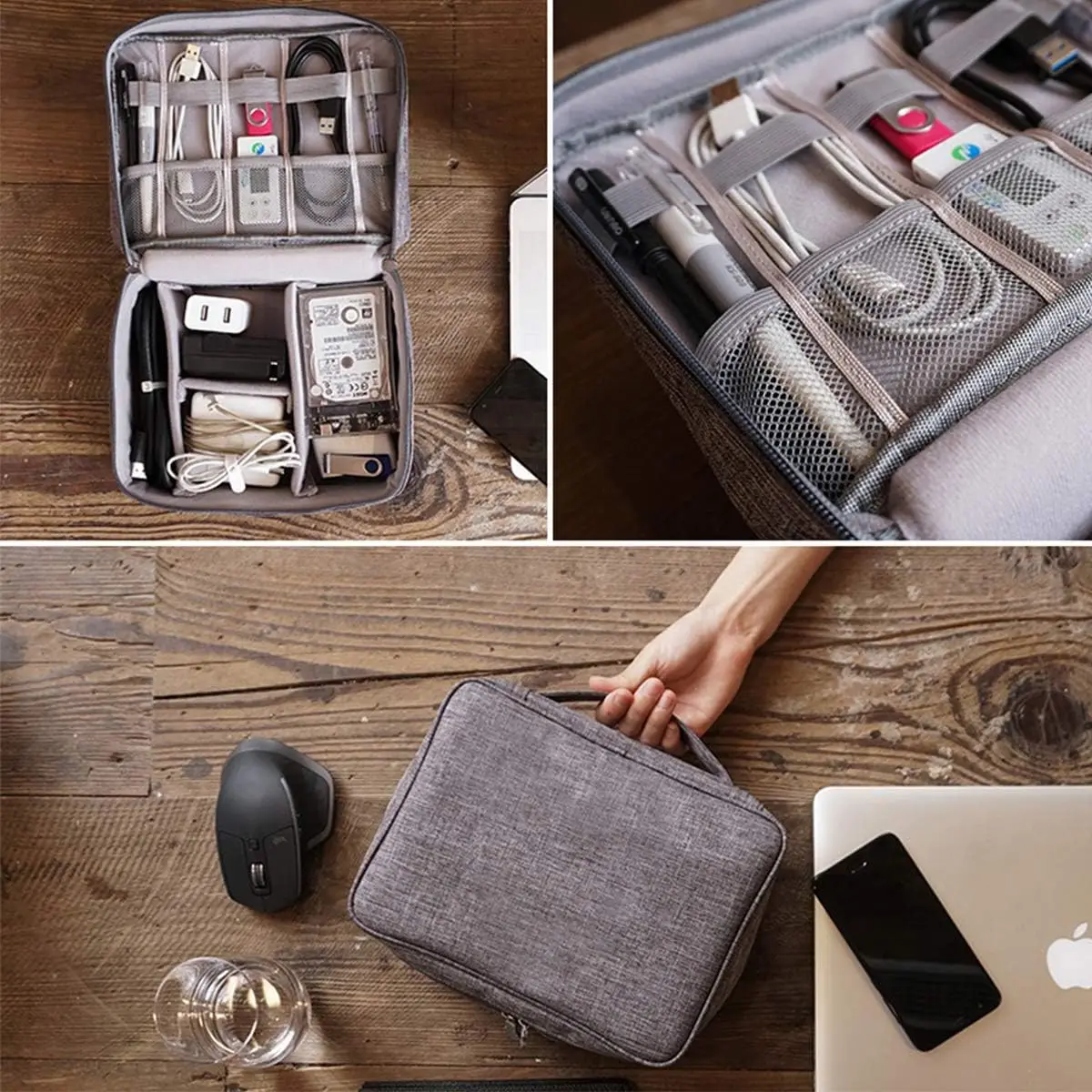 Borsa Portatile per Accessori  - Electronics And Gadgets With I recensione e prezzo